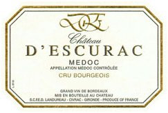 2025 Chateau d´Escurac Medoc