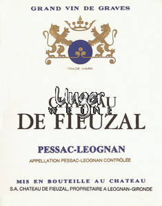 2024 Chateau de Fieuzal Blanc Chateau de Fieuzal Pessac Leognan