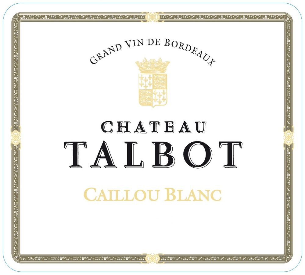 2025 Caillou Blanc de Chateau Talbot Chateau Talbot Saint Julien