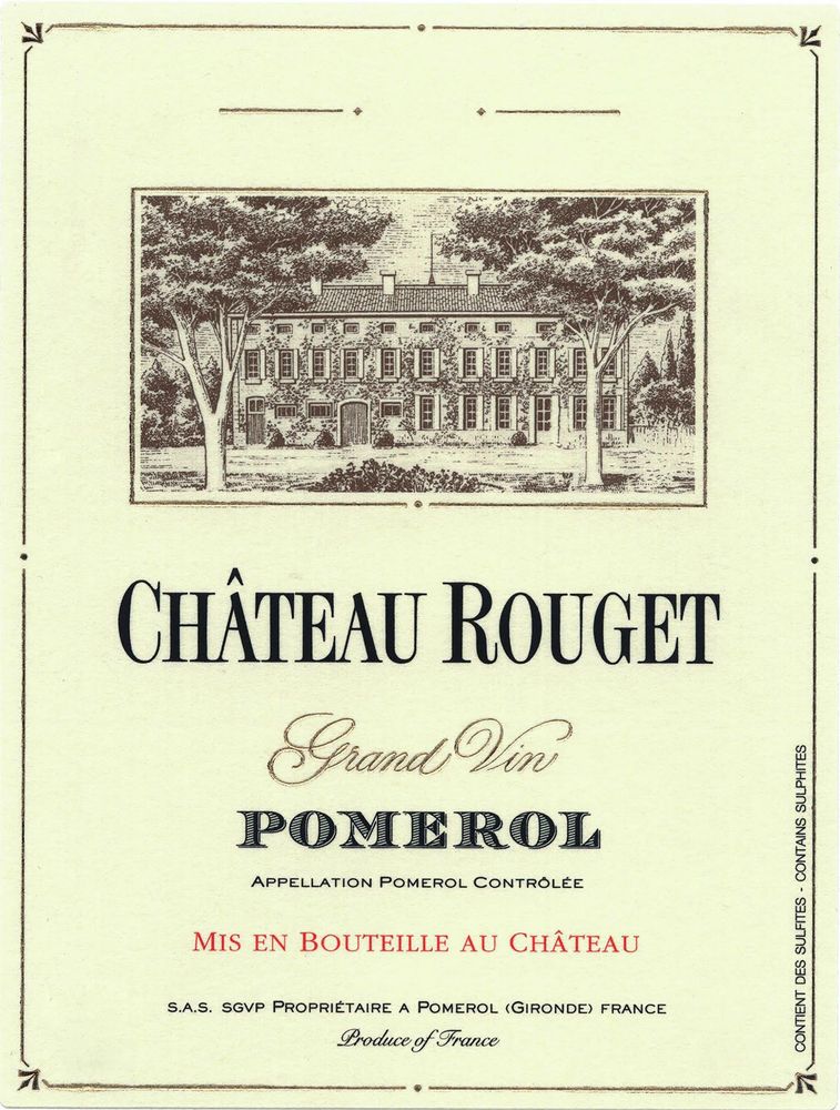 2023 Chateau Rouget Pomerol