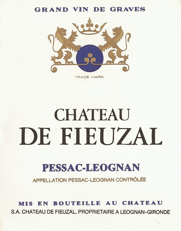 2022 Chateau de Fieuzal Blanc Chateau de Fieuzal Pessac Leognan