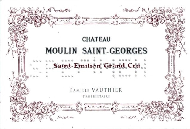 2021 Chateau Moulin Saint Georges Saint Emilion