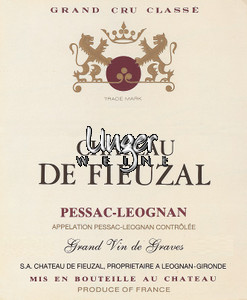 2023 Chateau de Fieuzal Rouge Chateau de Fieuzal Pessac Leognan