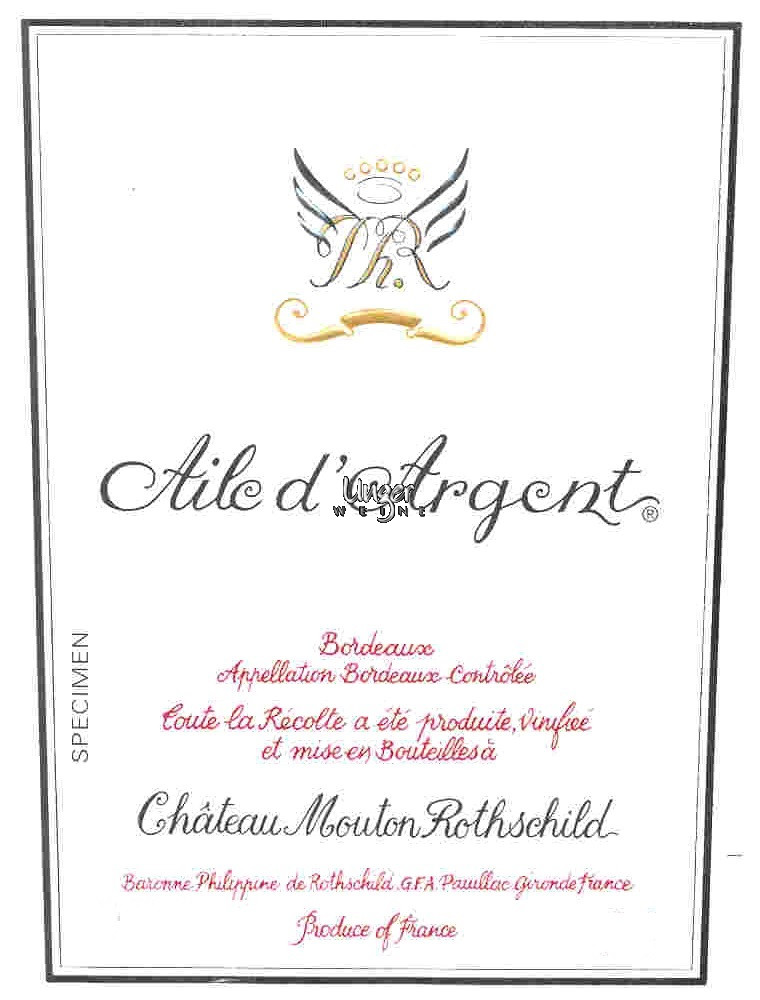 2021 Aile d´Argent Blanc Chateau Mouton Rothschild Bordeaux AC