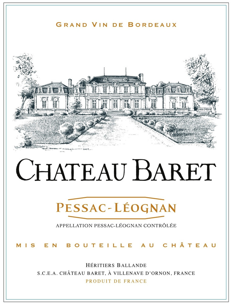 2022 Chateau Baret Pessac Leognan