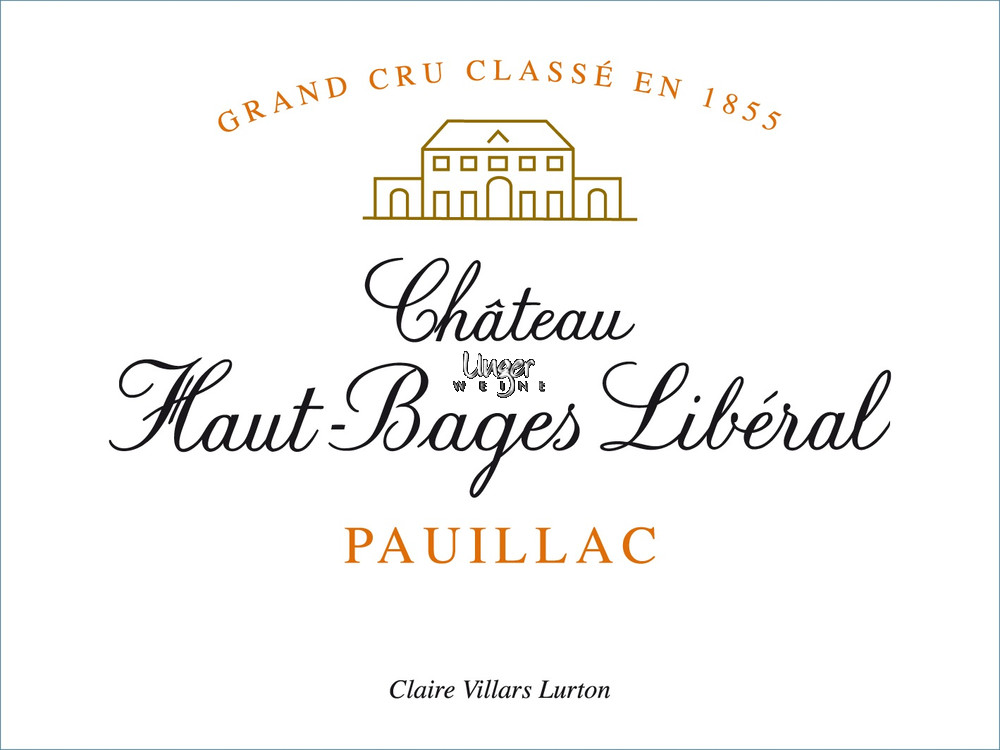 2022 Chateau Haut Bages Liberal Pauillac