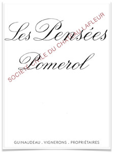 2025 Pensees de Lafleur Chateau Lafleur Pomerol