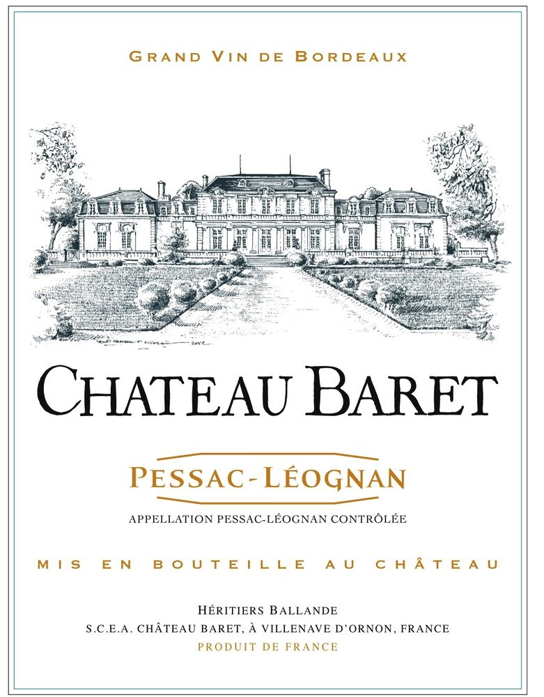 2025 Chateau Baret Pessac Leognan