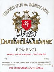 2021 Chateau La Cabanne Pomerol