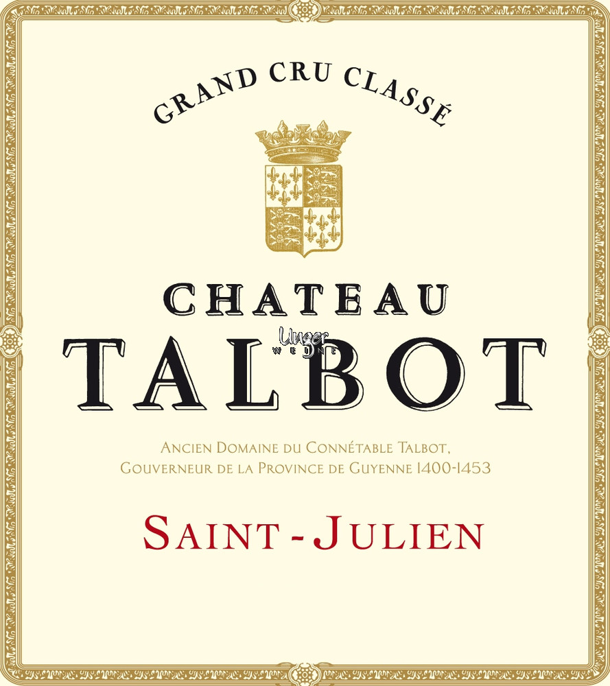 2021 Chateau Talbot Saint Julien