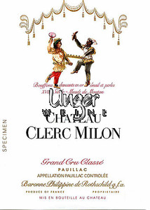 2023 Chateau Clerc Milon Rothschild Pauillac