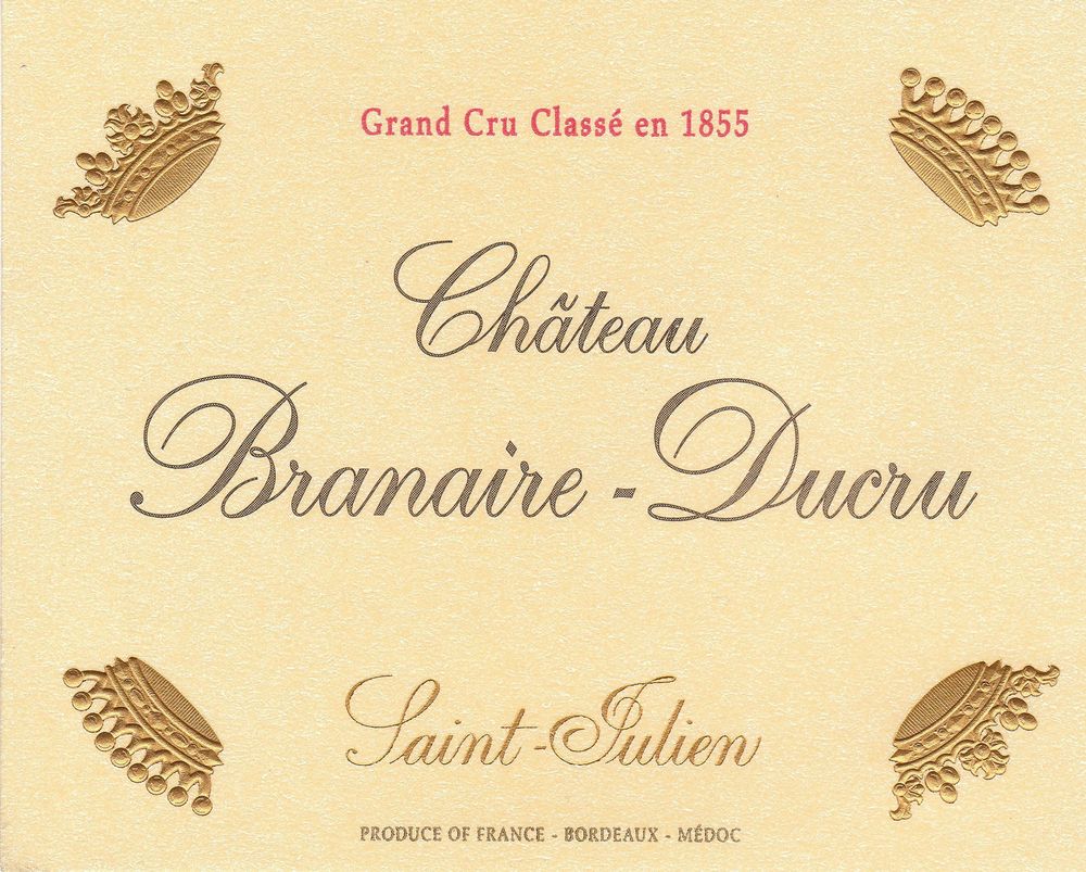 2025 Chateau Branaire Ducru Saint Julien
