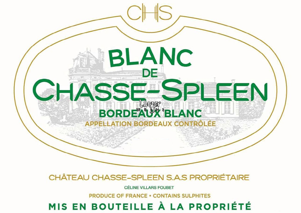 2022 Blanc de Chasse Spleen Chateau Chasse Spleen Moulis