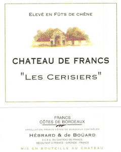 2024 Les Cerisiers Chateau de Francs Cotes de Francs