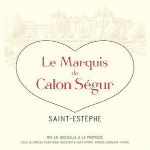 2025 Marquis de Calon Chateau Calon Segur Saint Estephe