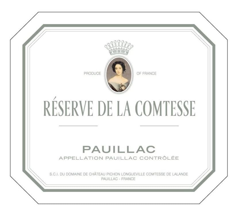 2025 Reserve de la Comtesse Chateau Pichon Comtesse de Lalande Pauillac