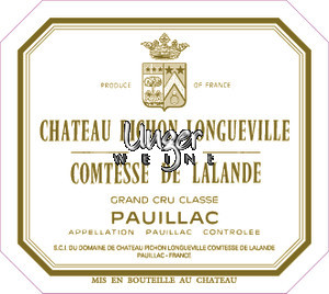 2022 Chateau Pichon Comtesse de Lalande Pauillac