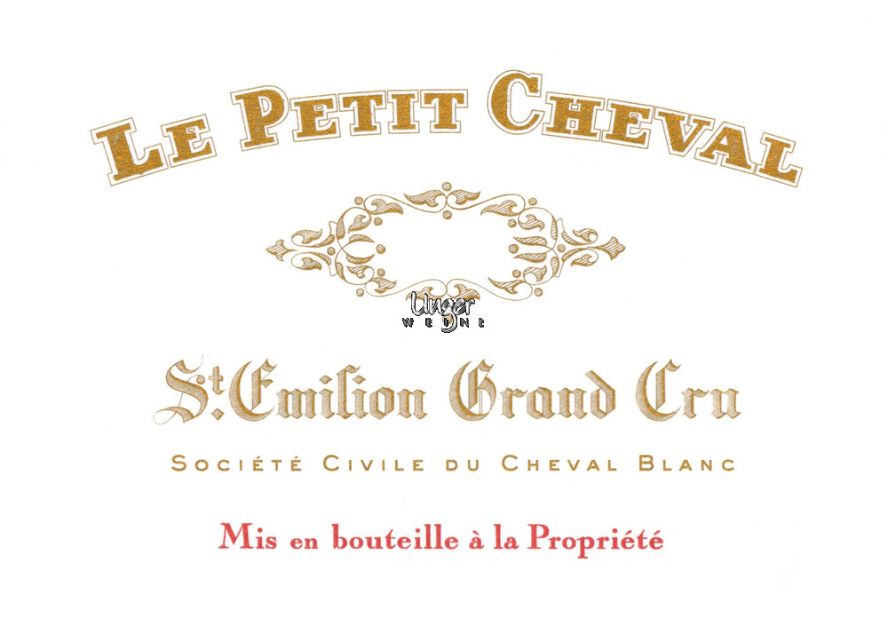 2022 Le Petit Cheval Chateau Cheval Blanc Saint Emilion