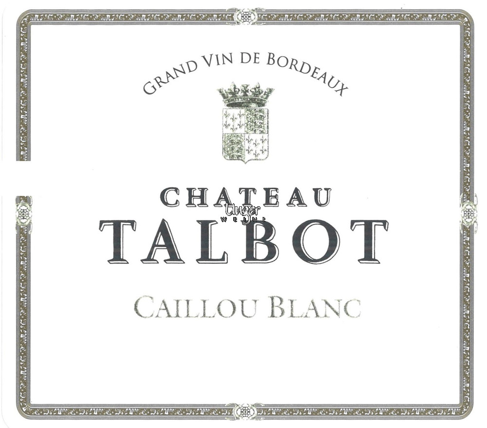 2022 Caillou Blanc de Chateau Talbot Chateau Talbot Saint Julien