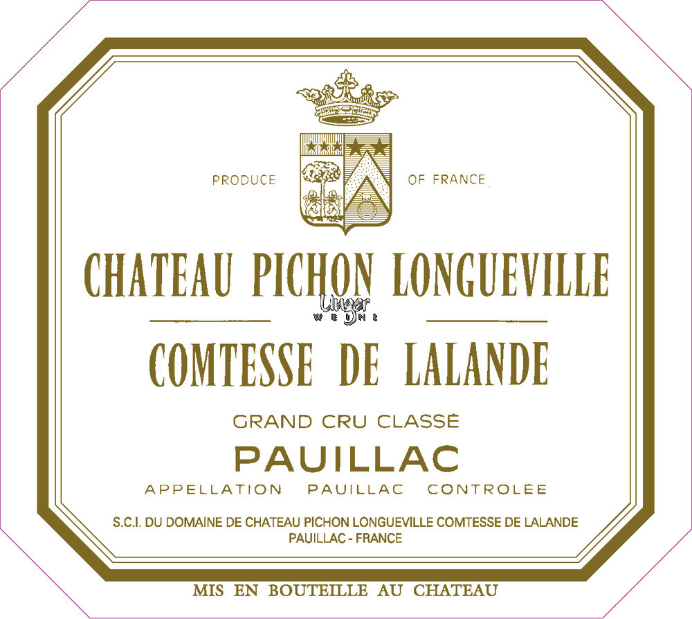 2023 Chateau Pichon Comtesse de Lalande Pauillac