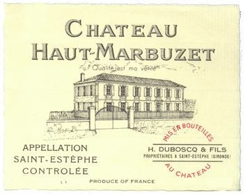 2025 Chateau Haut Marbuzet Saint Estephe
