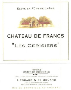 2025 Les Cerisiers Chateau de Francs Cotes de Francs