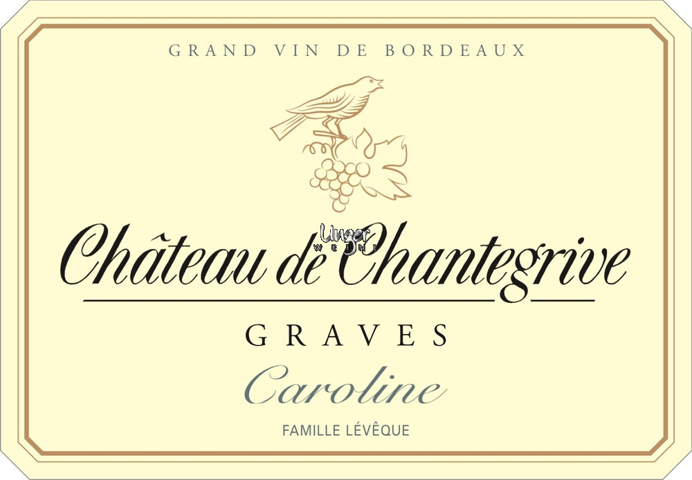 2022 Cuvee Caroline Chateau Chantegrive Graves