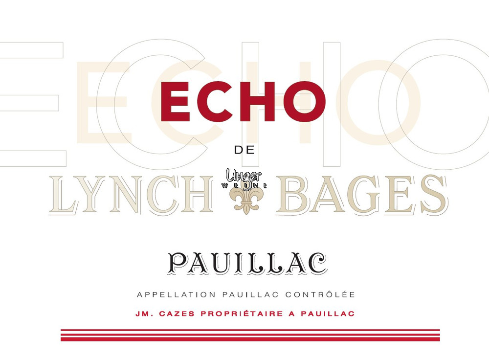 2021 Echo Chateau Lynch Bages Pauillac