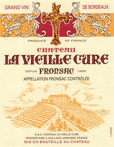 2025 Chateau La Vieille Cure Fronsac