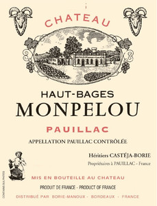 2025 Chateau Haut Bages Monpelou Pauillac