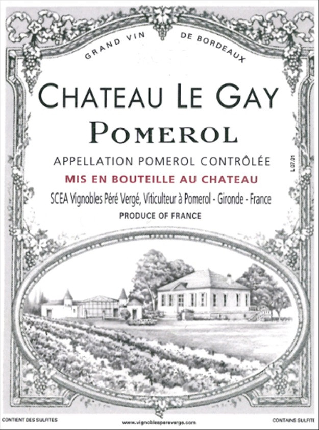 2021 Chateau Le Gay Pomerol