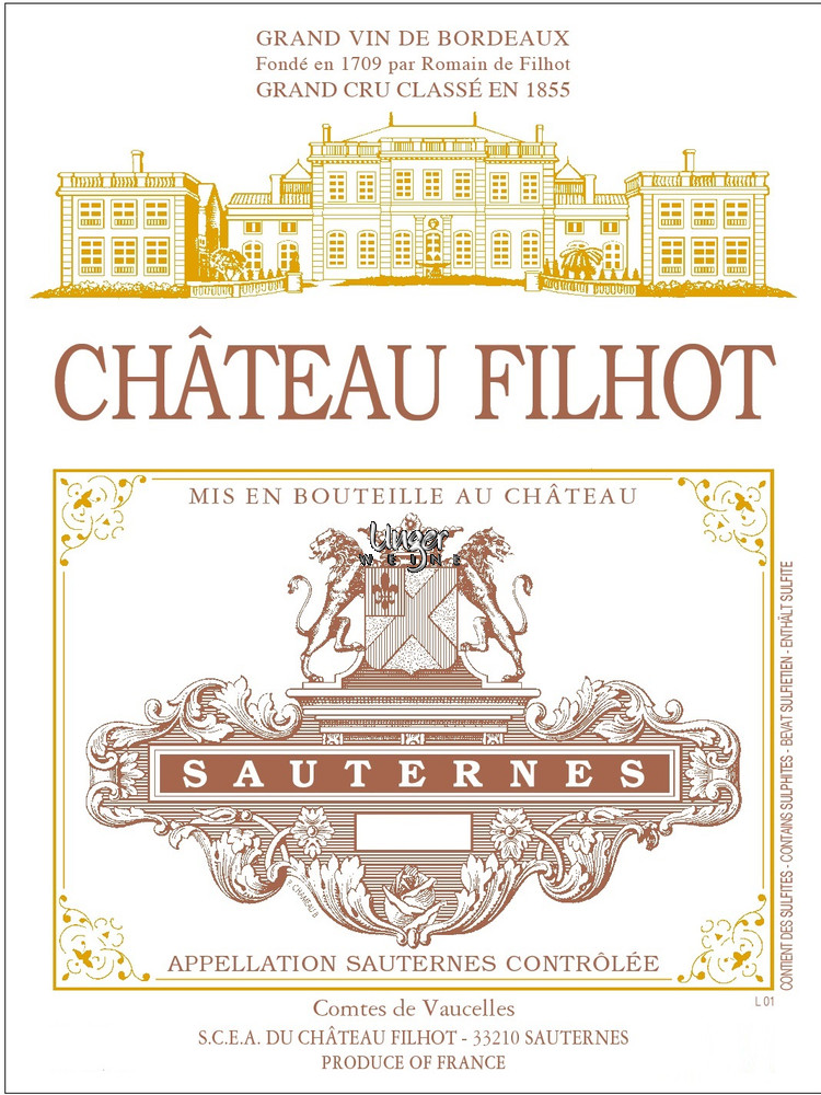 2024 Chateau Filhot Sauternes