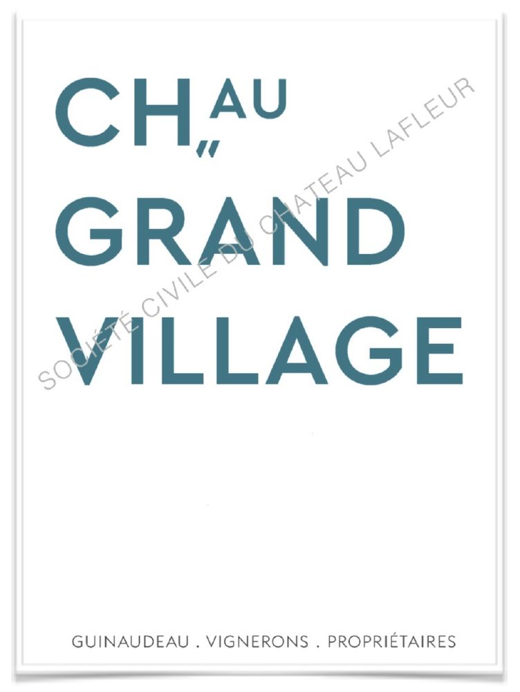 2025 Chateau Grand Village Blanc Chateau Grand Village Bordeaux Superieur