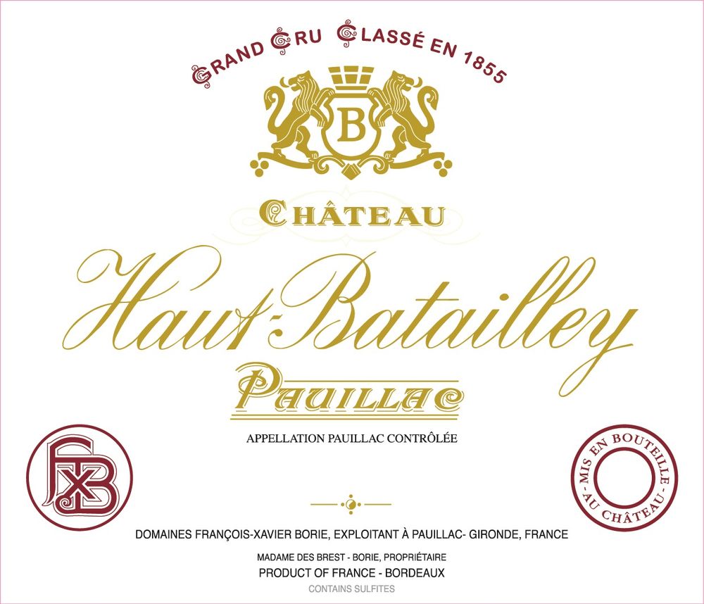 2025 Chateau Haut Batailley Pauillac