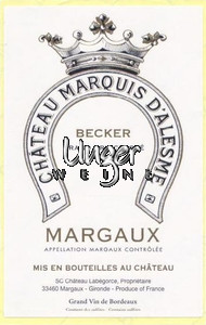 2024 Chateau Marquis d´Alesme Becker Margaux