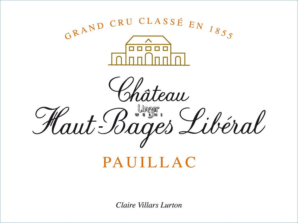 2023 Chateau Haut Bages Liberal Pauillac
