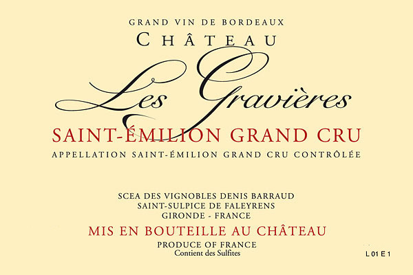 2022 Chateau Les Gravieres Saint Emilion