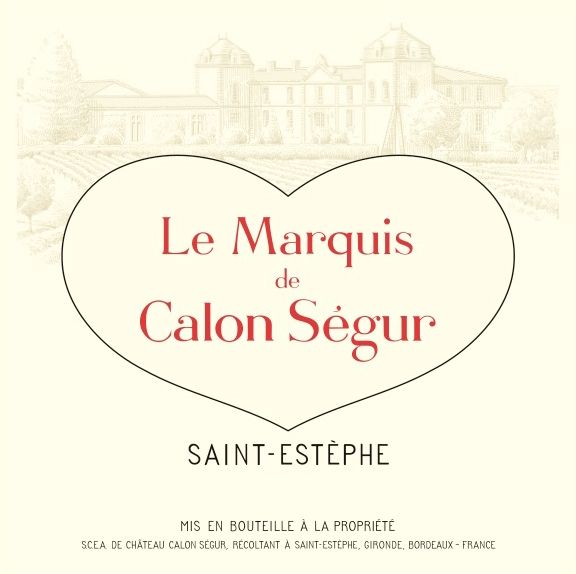 2024 Marquis de Calon Chateau Calon Segur Saint Estephe