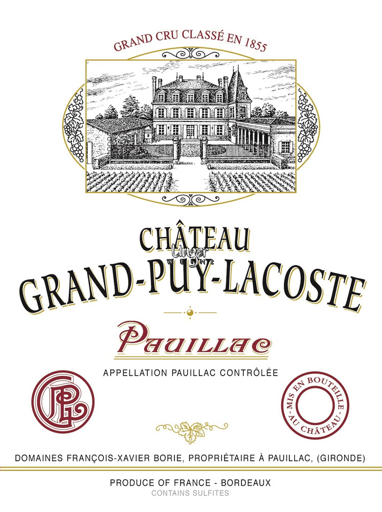 2022 Chateau Grand Puy Lacoste Pauillac