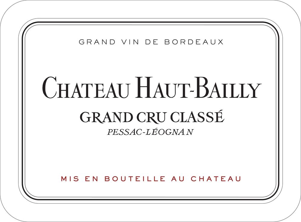 2025 Chateau Haut Bailly Pessac Leognan