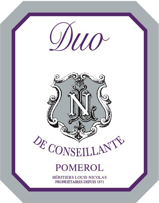 2025 Duo de Conseillante Chateau la Conseillante Pomerol